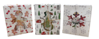 NATALE CONFEZIONE REGALO SET STROFINACCIO 3PZ POPPY Tellini S.r.l. Ingrosso Abbigliamento